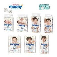 Tã bỉm quần Moony trắng Nature nội địa Nhật Bản