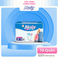 Tã Bỉm Quần Người Lớn Merzy Siêu Thấm, Khô Thoáng gói nhỏ M16/L14 miếng