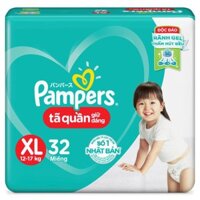 Tã-bỉm quần Pampers Demin 8 XL32