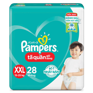 Tã - Bỉm quần Pampers XXL28 dành cho bé 15 đến 25kg