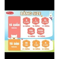 Tả - bỉm Yingcool quần size L48 miếng