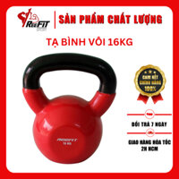 Tạ bình vôi tạ quai xách tạ ấm tạ Squat bọc cao su nhập khẩu cao cấp Reefit 16kg