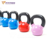 Tạ Bình Vôi,Tạ Quai Xách, Tạ ấm 4KG - KETTLEBELL Bọc Cao Su Cao Cấp Chính Hãng IRON BULL