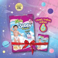 Tã Bobby quần M74 L68 XL62 XX56 tặng 6 miếng