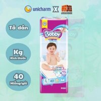 Tã Bobby Siêu Thấm Kim Cương L40