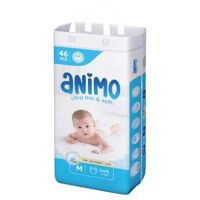 Tã dán Animo Siêu Mềm Thoáng (M, 46 miếng)
