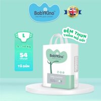 Tã dán BabYKino size L54M(9-14kg)