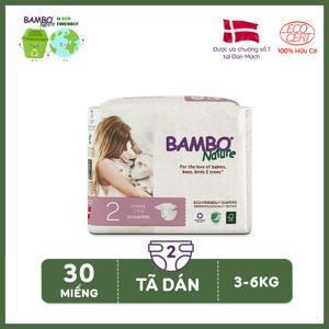 Tã dán Bambo Nature Maxi 4 L30 miếng (7-18kg)