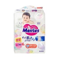 Tã Dán - Bỉm Merries size M 6-11kg (56+4 miếng)