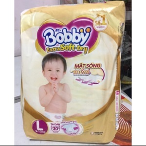 Tã dán Bobby Extra Soft Dry size M - 34 miếng