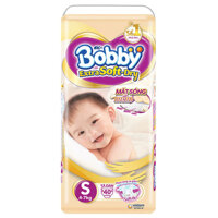 Tã dán Bobby Extra Soft Dry size S 40 miếng cho bé 4-7 kg