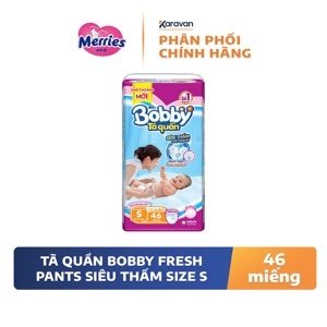 Tã dán Bobby Fresh siêu mỏng size L46 miếng (trẻ từ 9 - 13kg)