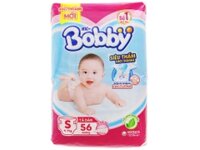 Tã dán Bobby Fresh size S 56 miếng (cho bé 4 - 7kg)