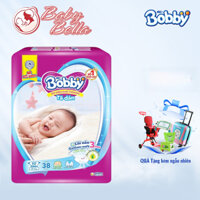 Tã dán Bobby NewBorn Size XS 38&70 miếng của nhà Unicharm