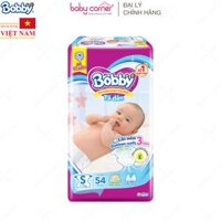 Tã DÁN Bobby Siêu Thấm Size S - 54 Miếng (4-8kg)