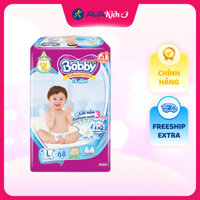 Tã dán Bobby size L 68 miếng (9 - 14 kg)