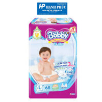 Tã dán Bobby size L 68 miếng (9 - 14 kg)