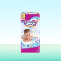 TÃ DÁN BOBBY SIZE M46 ( 6-11kg)MIẾNG TẶNG 6 TÃ QUẦN SIZE M