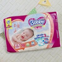 Tã dán Bobby size NB 70 miếng cho bé sơ sinh