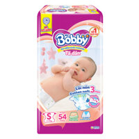 Tã dán Bobby size S 54 miếng (4 – 8 kg)