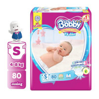 Tã dán Bobby size S - 80 miếng