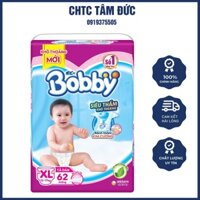 Tã Dán Bobby Size XL38 Và XL62 Miếng Cho Bé Chất Bông Mềm Mịn Thấm Hút Siêu Nhanh Thoải Mái Vui Chơi