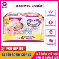 Tã Dán BOBBY Size XS 42 MIẾNG, Siêu Thấm, Chống Tràn Tốt Cho Cho Bé Sơ Sinh Dưới 5kg - Tã Dán Cho Trẻ Sơ Sinh, Tả / Bỉm