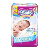 Tã dán Bobby size XS – 70 miếng