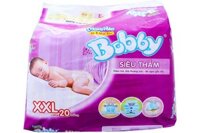 Tã dán Bobby size XXL cho bé trên 16kg (20 miếng)
