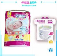 Tả dán Bobby sơ sinh size XS 70 miếng