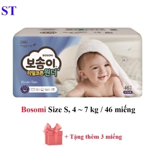 Tã dán Bosomi Wonder (S46/M40/L34)