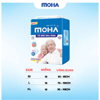 Tã Dán Dành Cho Người Già MOHA cao cấp 10 miếng size M/L/XL Hàng Chính Hãng