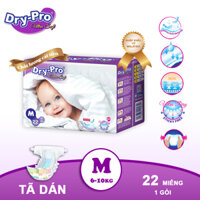 TÃ DÁN DRY-PRO M22 (6KG-10KG) – GÓI 22 MIẾNG
