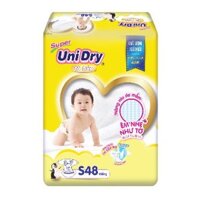 Tã dán em bé Unidry Size S48 (3-7kg) TẶNG Kèm 3 miếng