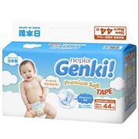 Tã dán Genki nội địa nhật size NB44 (dưới 5kg)