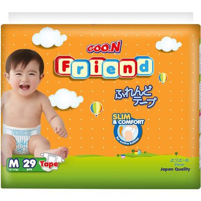 Tã dán Goo.n Friend size M 29 miếng (trẻ từ 5 - 10kg)