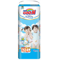 Tã dán Goon premium size L24 miếng cho bé 9-14kg