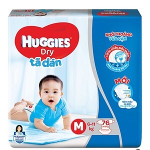 Tã dán Huggies size L68 miếng (trẻ từ 8 - 13 kg)