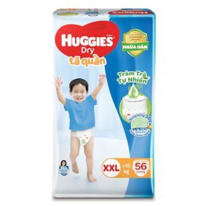 Tã dán Huggies size XXL56 miếng (trẻ trên 14kg)
