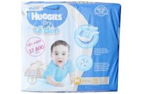 Tã dán Huggies Dry size M cho bé 5 – 10kg (74 miếng)