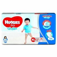 Tã dán Huggies Dry Super Jumbo M76/L68/XL62/XXL56