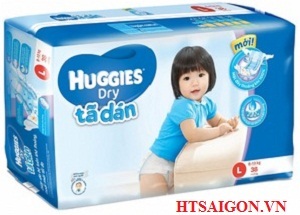 Tã dán Huggies size L 38 miếng (trẻ từ 8 - 13 kg)