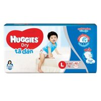 Tã dán Huggies L42 ( đệm mây co giãn)