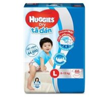 tã dán Huggies L68 mới