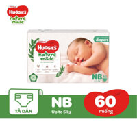 Tã Dán Huggies Platinum Nature Made Size NB60