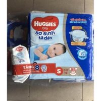 Tã dán Huggies S88 tặng 8 miếng tã quần S8