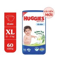 Tã dán Huggies size L68 / XL60/XXL54 (mẫu mới Skin care)