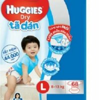 Tả dán Huggies size l68