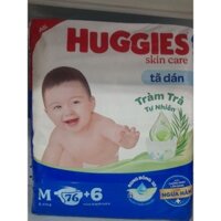 Tả dán huggies size M76+6 miếng cho bé 6 đến 11kg