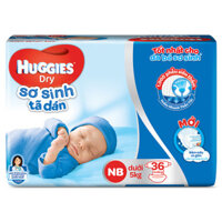 Tã dán Huggies size Newborn 40 miếng cho bé dưới 5kg